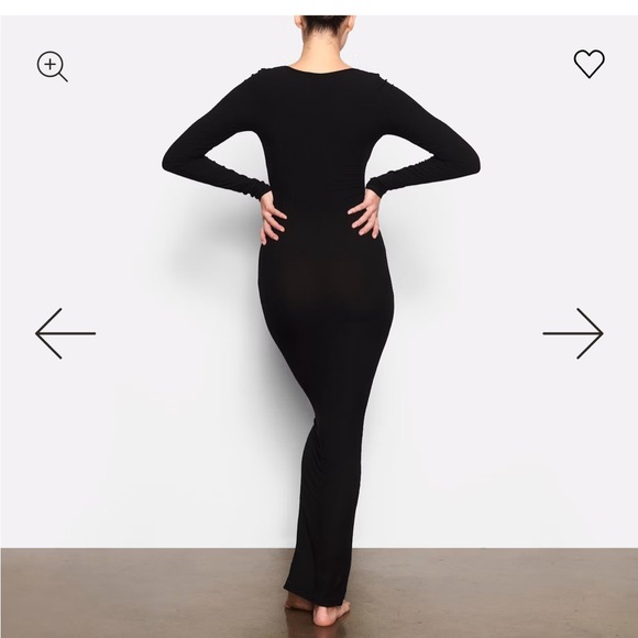 Skims viral black long sleeve dress - Picture 3 of 3